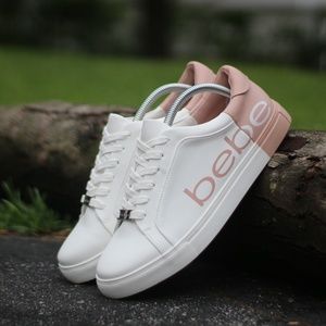 Bebe Shoes Bebe Sport Womens Charley Laceup Sneakers Pink Poshmark Bebe Shoes Bebe Sport Womens Charley Laceup Sneakers Pink Poshmark
